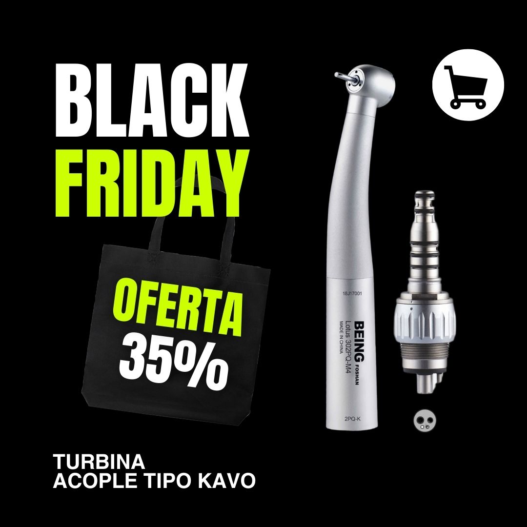 23(1) Being Lotus 302PQ - Turbina acople rápido tipo Kavo - Imagen 1