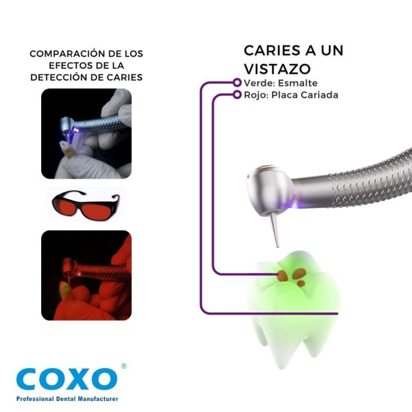 CX207-F Turbina con detector de caries