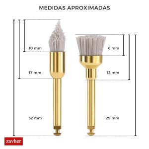 Escobillas Oxido de Aluminio Medidas
