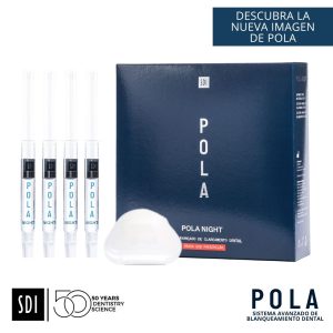 Pola Night – Blanqueamiento Dental Peróxido de Carbamida 16% Kit 4 Jeringas 3grs