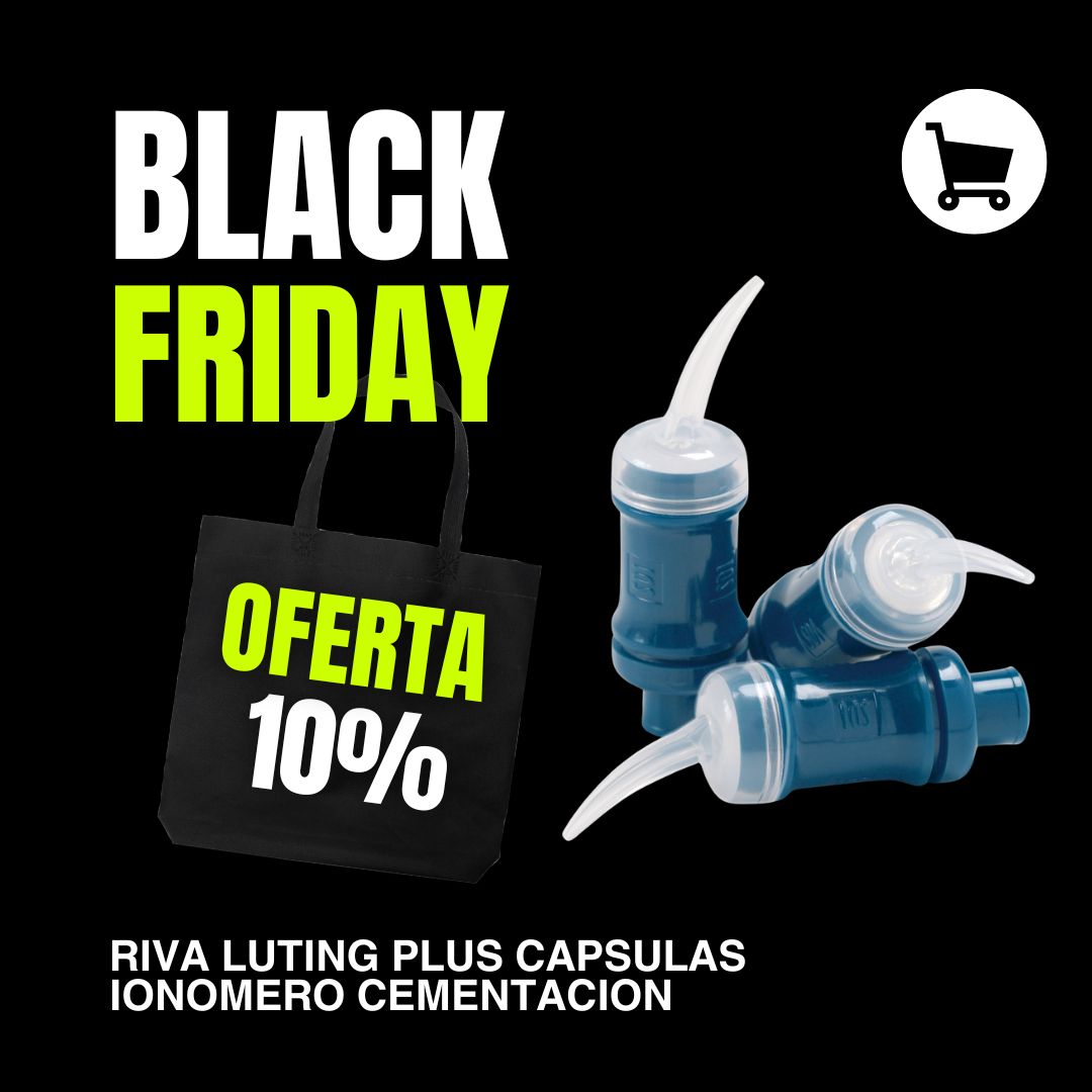 black friday descuento (1080 x 1080 px) (1) SDI Riva Luting Plus- Capsulas vidrio ionómero cementación autocurado con resina modificada - Imagen 1