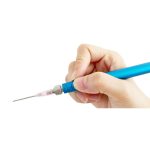 Pieza de mano quirurgica laser para fibra desnuda