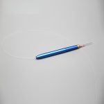 Pieza de mano quirurgica laser para fibra desnuda